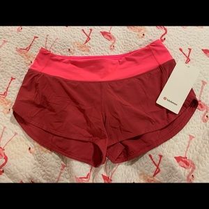 Lululemon Speed Up short 2.5” inseam, low rise